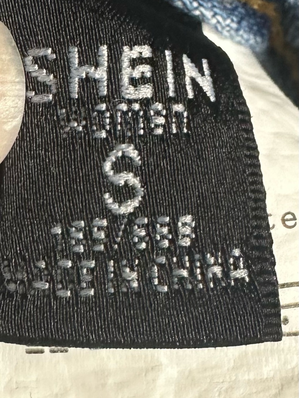 SHEIN Blue Jeans Size Small - Picture 3 of 4
